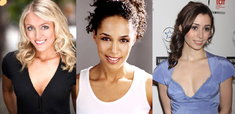Amy Rutberg, Zoey Martinson, and Cristin Milioti